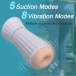 Secwell - Vibro Masturbator w Voice - White 照片-2