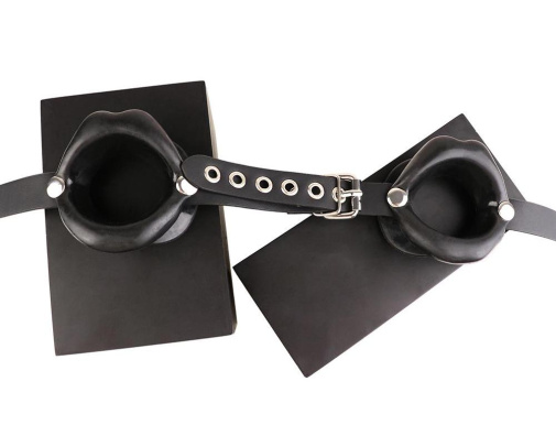 FAAK - Lips Nipple Clamps - Black 照片