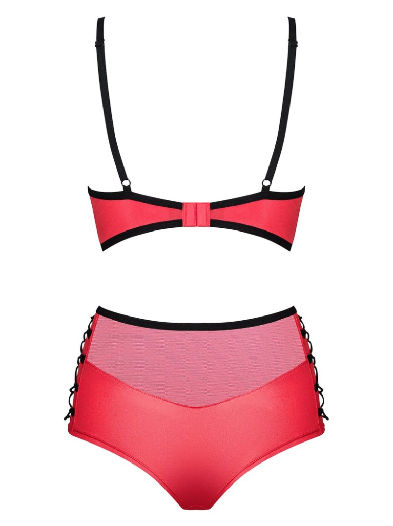 Obsessive - Leatheria 2件套装 - 红色 - S/M 照片