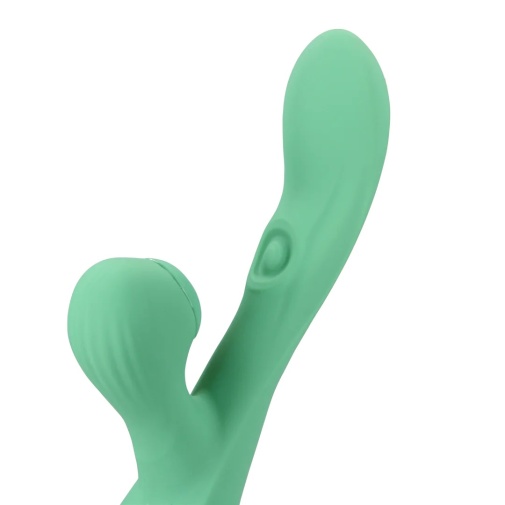 Loveline - Flickering Rabbit Vibrator - Green 照片