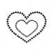 Bijoux Indiscrets - Mimi Heart Nipple Covers - Black photo