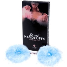 Secret Play - Marabou Handcuffs - Blue photo
