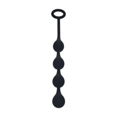 Levelz - Waterdrop Silicone Anal Balls S - Black 照片