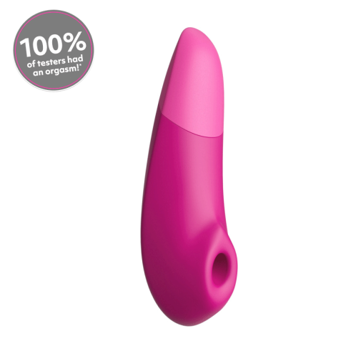 Womanizer - Enhance Pleasure Air & Deep Vibration Clit Stimulator - Vibrant Pink photo