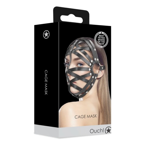 Ouch - Cage Face Mask - Black photo