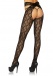 Leg Avenue - Daisy Chain Floral Crotchless Tights photo-2