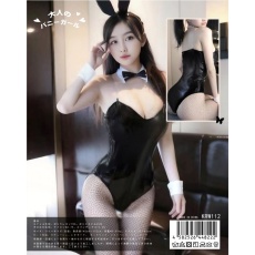 KR - 大人的兔女郎服裝 KRW-112 - 黑色 照片