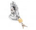 MT - Mustang Chastity Cage 50mm - Silver photo-5