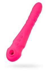 JOS - Cotox Vibrator w Vacuum Stimulator - Pink photo