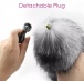 MT - Detachable Fox Tail Plug - Grey photo-2