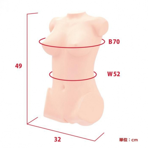 SSI - Real Body 安川川優 D罩杯 9kg自慰器 照片