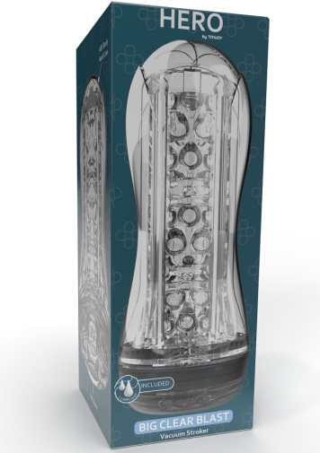 ToyJoy - Hero Big Blast Vacuum Stroker - Clear photo