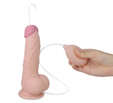 Lovetoy - 仿射精假阳具 8" - 肉色 照片