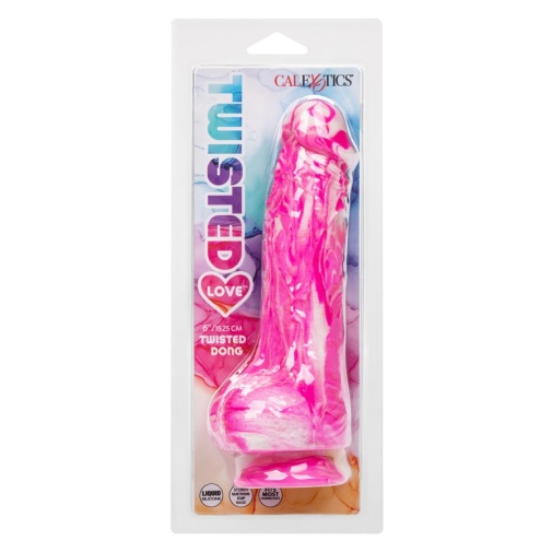 CEN - 6" Twisted Realistic Dildo - Pink 照片