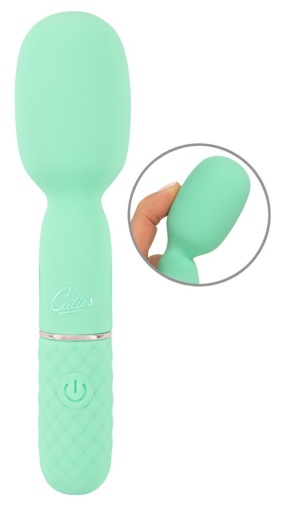 Cuties - Mini Wand Vibrator - Blue photo