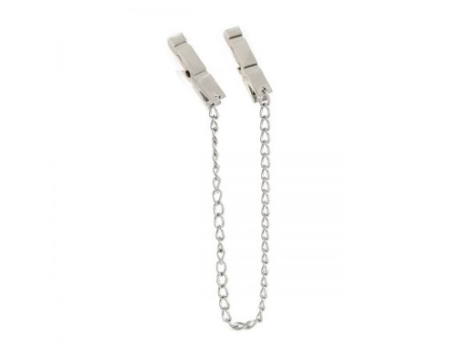 Kiotos - Modern Nipple Clamps w Chain photo