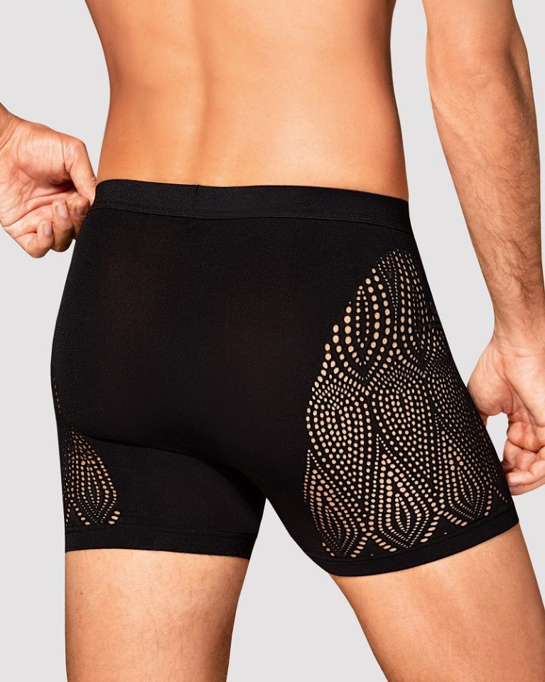 Obsessive - M103 男士四角內褲 - 黑色 - 細碼/中碼/大碼 照片