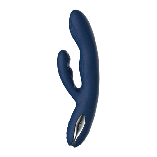 SVAKOM - Aylin Rabbit Vibrator - Dark Blue photo