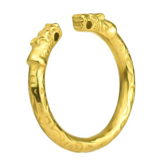 FAAK - Snake Metal Cock Ring 29mm - Gold 照片