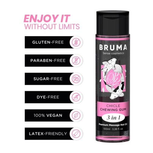 Bruma - Chewing Gum 3in1 Hot Massage Oil - 100ml photo