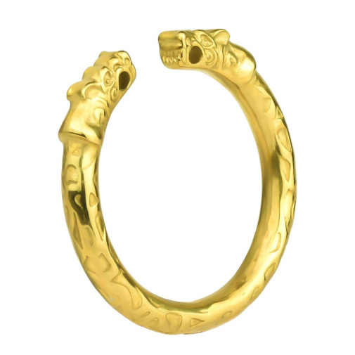 FAAK - Snake Metal Cock Ring 29mm - Gold 照片