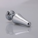 MT - Anal Plug 130x46mm - Silver/Red photo-2