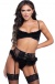 STM - Shining Star Lingerie Set - Black - S photo