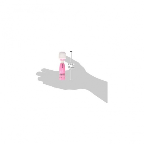 Bodywand - 迷你心形圖案按摩器 - 白色/粉紅色 照片