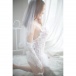 Costume Garden - GB-358 蕾絲新娘五件套 - 白色 照片-4