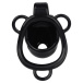 FAAK - Resin Pig Chastity Cage w Catheter - Black photo-3