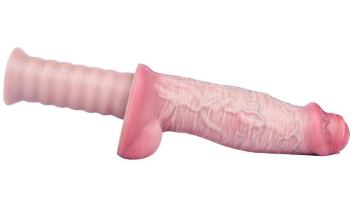 FAAK - Hand Shank Realistic Dildo 16cm - Flesh 照片