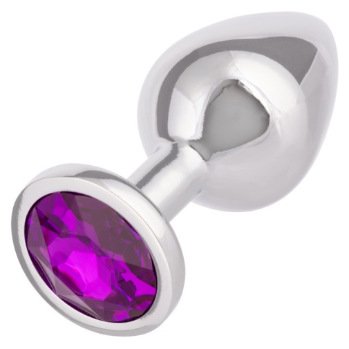 CEN - 紫水晶寶石肛門塞 大碼 - 紫色 照片
