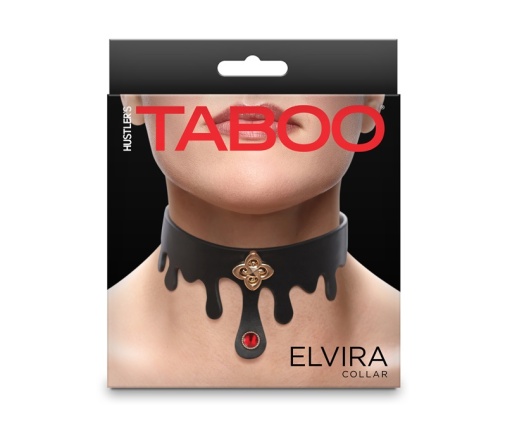 NS Novelties - Taboo Elvira Collar - Black photo