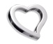 FAAK - Heart Nipple Clamps - Silver photo-5