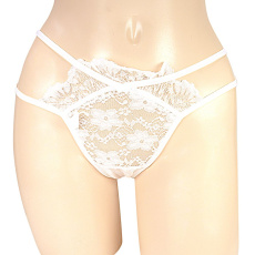 NPG - E063 Premium Lace Thong - White 照片