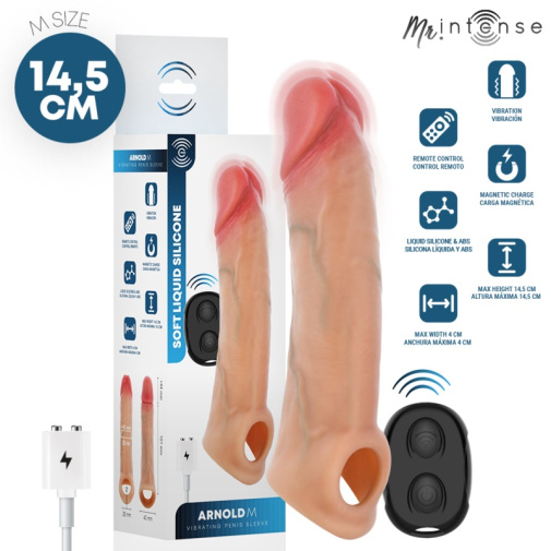 Intense - Arnold M Vibro Sleeve 14.5cm - Skin photo