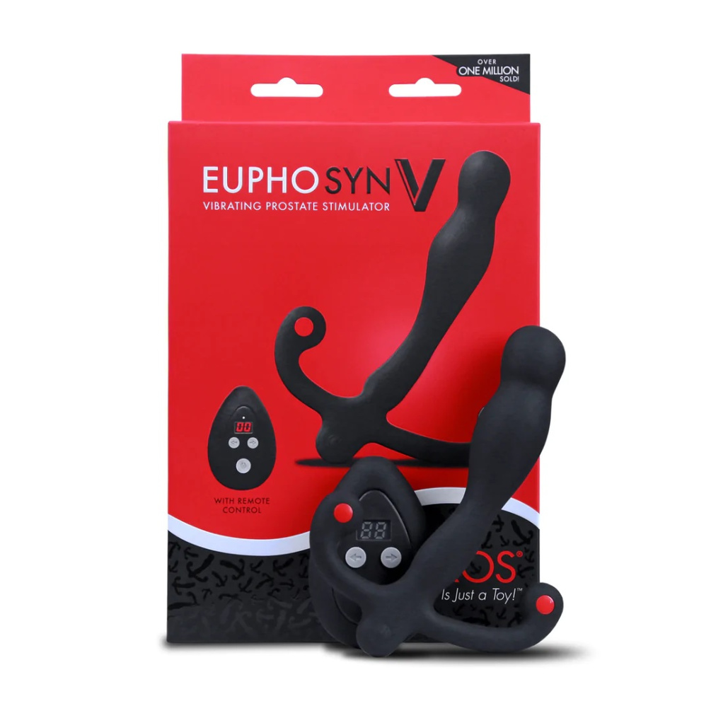 Aneros - Eupho Syn V Vibro Prostate Massager - Black photo-7