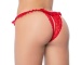 Mapale - 119 Crotchless Thong - Red - S/M 照片