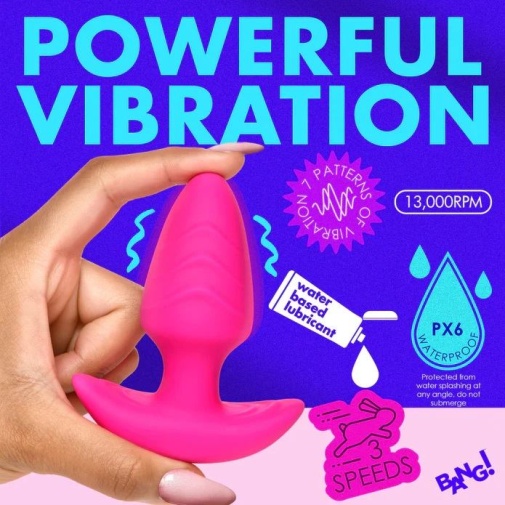 Bang! - Rotating Vibro Plug - Pink 照片