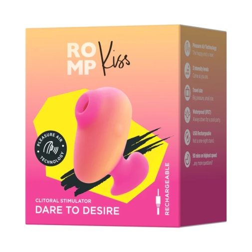 Romp - Kiss Finger Vibrator - Pink photo