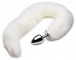 Tailz - Extra Long Arctic Mink Tail Anal Plug - White photo