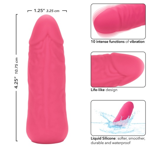 CEN - Mini Vibro Studs Dildo - Pink 照片