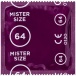 Mister Size - 64mm 安全套 3片装 照片-2