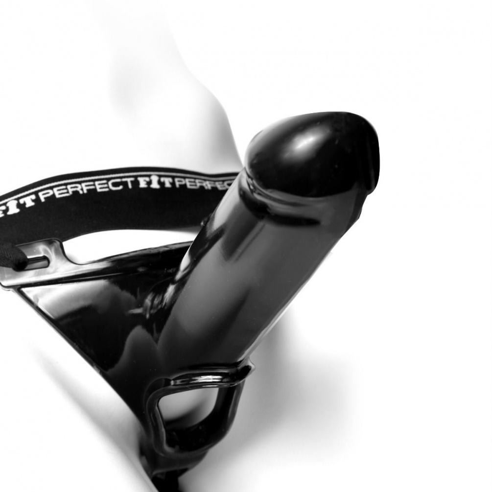 The Armour Knight is one serious new strap on from Perfect F... Perfect Fit - Armour Knight XL L/XL Strap On - Black photo-3