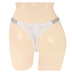 NPG - P121 Floral Lace Thong - White 照片