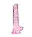 RealRock - 7" Realistic Dildo w Balls - Pink 照片