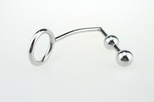 MT - Cock Ring 45mm with 2 Anal Balls photo