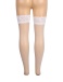 Ohyeah - Lace Rhinestone Stockings - White - S photo-9