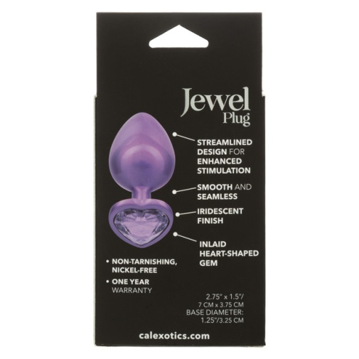 CEN - Jewel Heart Plug L - Amethyst 照片