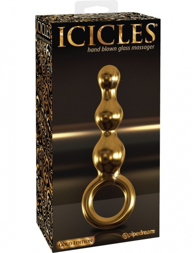 Icicles - 三重黄金后庭塞G10 - 黄色 照片